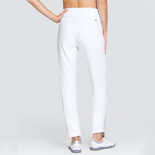 Tail Ladies Allure Pull On Ankle Golf Trousers (28 Inch) - White