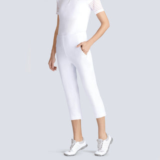 Tail Ladies Golf Allure Pull On Capri (83cm) - White