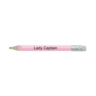 Lady Captain Pencil- Pastel Pink