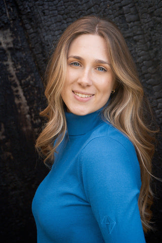 Pure Golf Super Soft Glow Roll Neck - Vallarta Blue