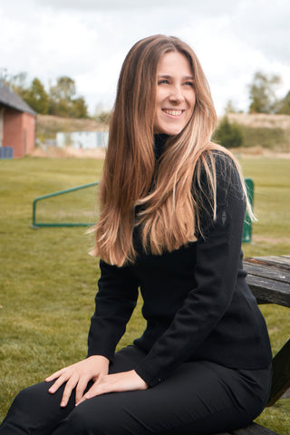 Brace Black Super Soft Lined Quarter Zip Golf Jumper - Pure Golf