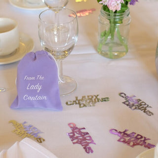 Lady Captains Day Golf Table Sprinkle Confetti - Silver