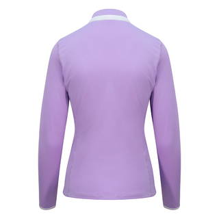 Mist Ladies Golf Full Zip Mid Layer - Lilac