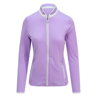 Mist Ladies Golf Full Zip Mid Layer - Lilac