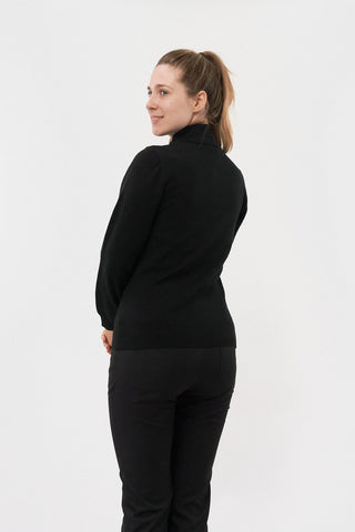 Brace Black Super Soft Lined Quarter Zip Golf Jumper - Pure Golf