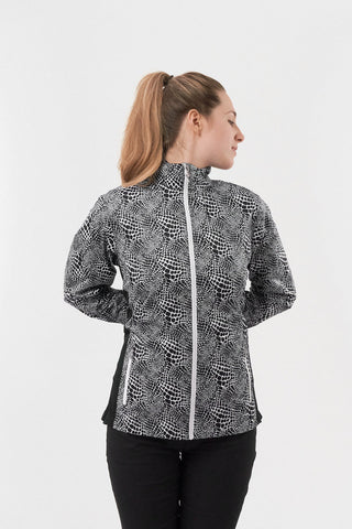 Pure Golf Jora Waterproof Full Zip Jacket - Mono Snake