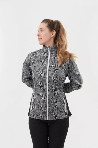Pure Golf Jora Waterproof Full Zip Jacket - Mono Snake