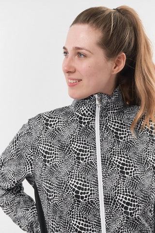 Pure Golf Jora Waterproof Full Zip Jacket - Mono Snake