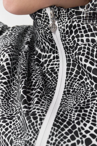 Pure Golf Jora Waterproof Full Zip Jacket - Mono Snake