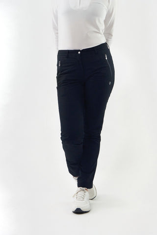 Cascade Waterproof Lined Ladies Golf Trousers - Navy - [Please size down]