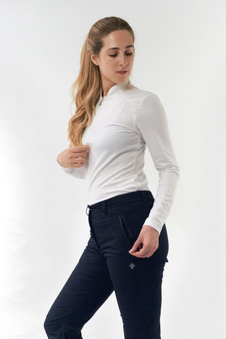 Cascade Waterproof Lined Ladies Golf Trousers - Navy - [Please size down]