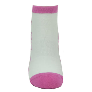 Ladies 2 Pair Pack Of Trainer Golf Socks- Azalea Pink