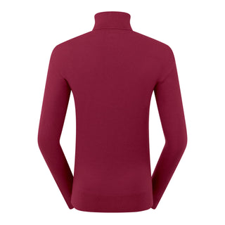 Pure Golf Super Soft Glow Roll Neck - Garnet Berry