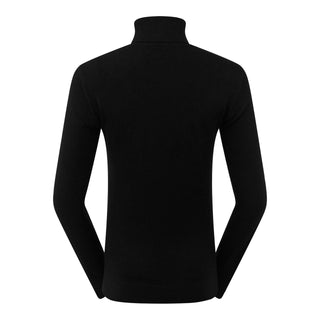 Pure Golf Super Soft Glow Roll Neck - Black