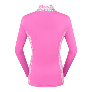 Pure Golf Ladies Breeze Golf Jacket - Azalea Zebra