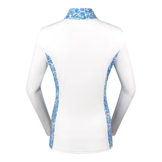 Pure Golf Ladies Breeze Golf Jacket - Peacock Swirl