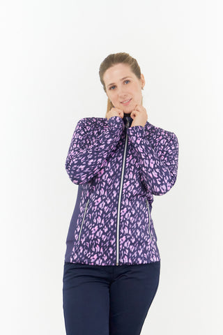 Pure Golf Auttie Winterweight Womens Golf Jacket - Lavender Flurry