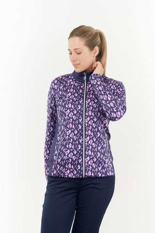 Pure Golf Auttie Winterweight Womens Golf Jacket - Lavender Flurry