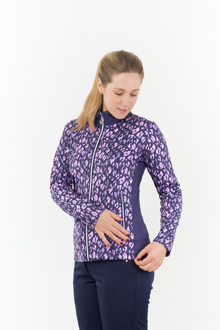 Pure Golf Auttie Winterweight Womens Golf Jacket - Lavender Flurry