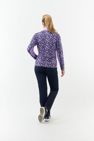 Pure Golf Auttie Winterweight Womens Golf Jacket - Lavender Flurry