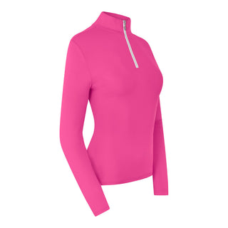 Tranquility Mid-Zip Top - Pink Topaz