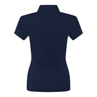 Pure Golf Cove Ladies Cap Sleeve Polo Shirt - Navy