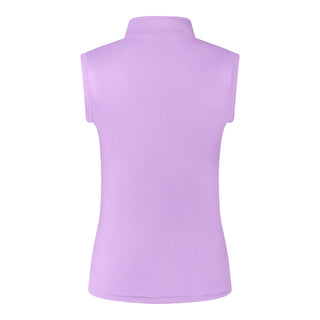 Pure Golf Cove Ladies Sleeveless Golf Polo Shirt - Lilac