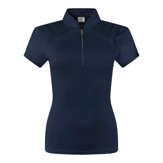 Pure Golf Olivia Ladies Cap Sleeve Polo Shirt - Navy