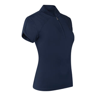 Pure Golf Olivia Ladies Cap Sleeve Polo Shirt - Navy