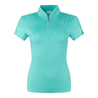 Pure Golf Olivia Ladies Cap Sleeve Polo Shirt - Ocean