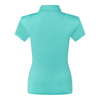 Pure Golf Olivia Ladies Cap Sleeve Polo Shirt - Ocean