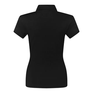 Pure Golf Olivia Ladies Cap Sleeve Polo Shirt - Black