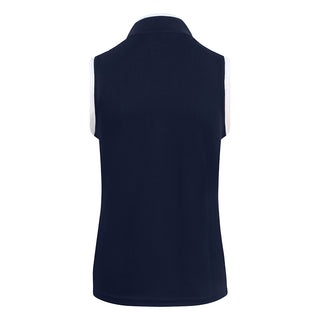 Bloom Ladies Sleeveless Golf Polo Shirt - Navy