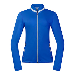 Mist Ladies Golf Full Zipped Mid Layer - Royal Blue