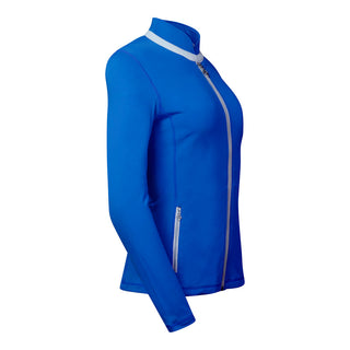 Mist Ladies Golf Full Zipped Mid Layer - Royal Blue