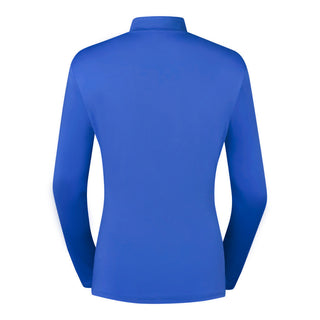 Pure Golf Ladies Tranquillity Mid Quarter Zip Polo - Royal Blue