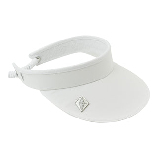 Arielle Telephone wire golf visor with Ball Marker - White (Copy)