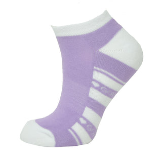 Pure Ladies 2 Pair Pack Of Trainer Golf Socks- Lilac