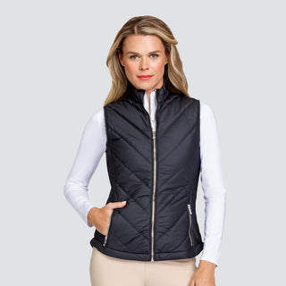 Tail Ladies Golf Sonny Quilted Vest - Black