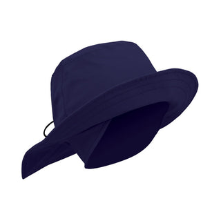 Ladies Golf Waterproof Fleece Lined Rain Hat- Navy