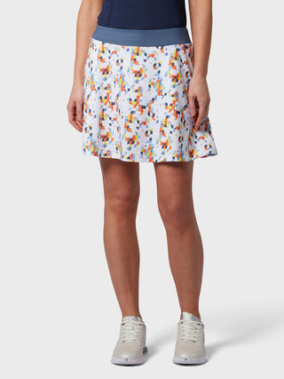 Callaway Golf Ladies Shift Geo Pull On Golf Skort 43CM - Brilliant White
