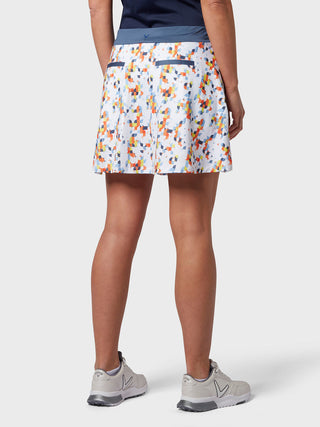 Callaway Golf Ladies Shift Geo Pull On Golf Skort 43CM - Brilliant White