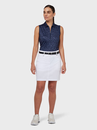 Callaway Golf Ladies Shape Shifter Sleeveless Polo - Peacoat