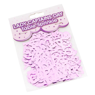 Lady Captains Day Table Sprinkle Confetti - Purple